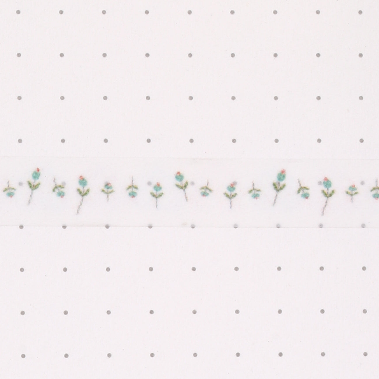 Thin Washi Tape - Green Flower — Stationery Pal